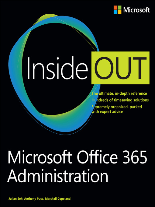 Title details for Microsoft Office 365 Administration Inside Out by Julian Soh - Available